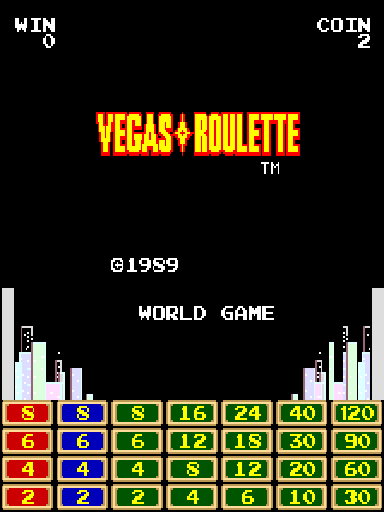 Vegas Roulette Title Screen